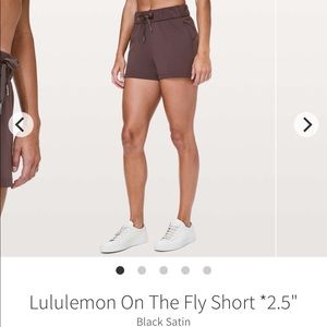 Lululemon on the fly short